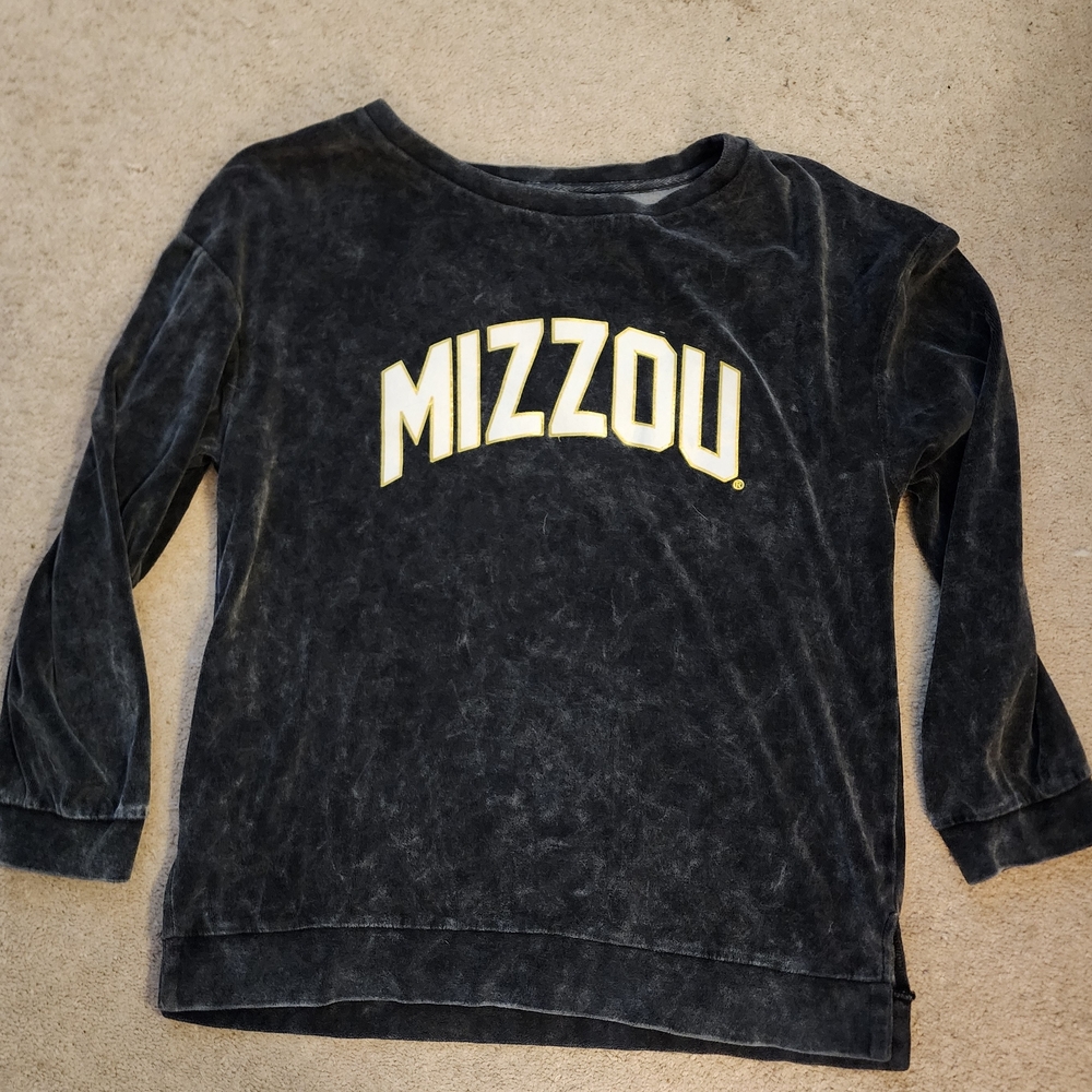 Mizzou Women's Black Sweatshirt